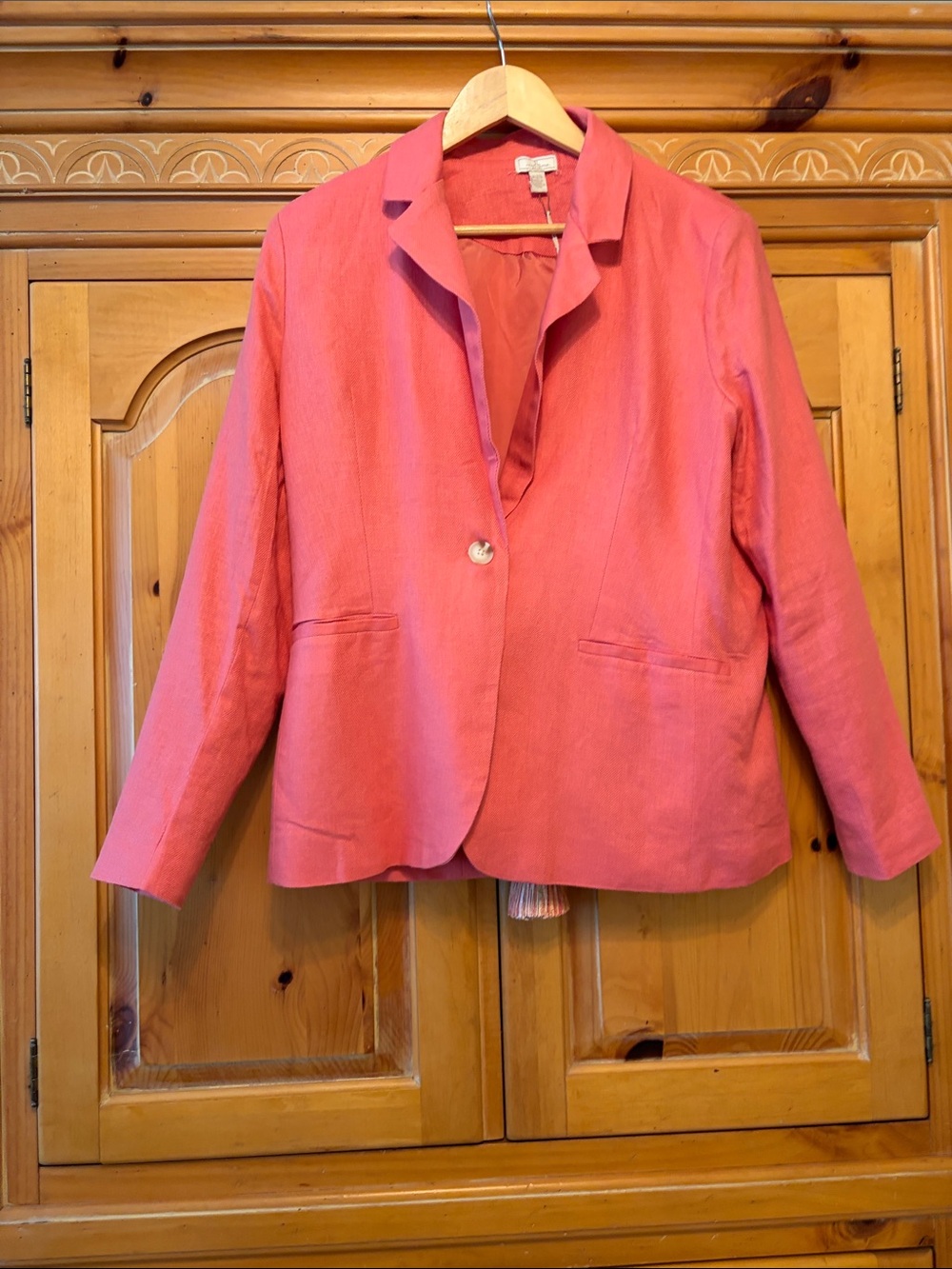 Jules and Leopold Coral Blazer Jacket